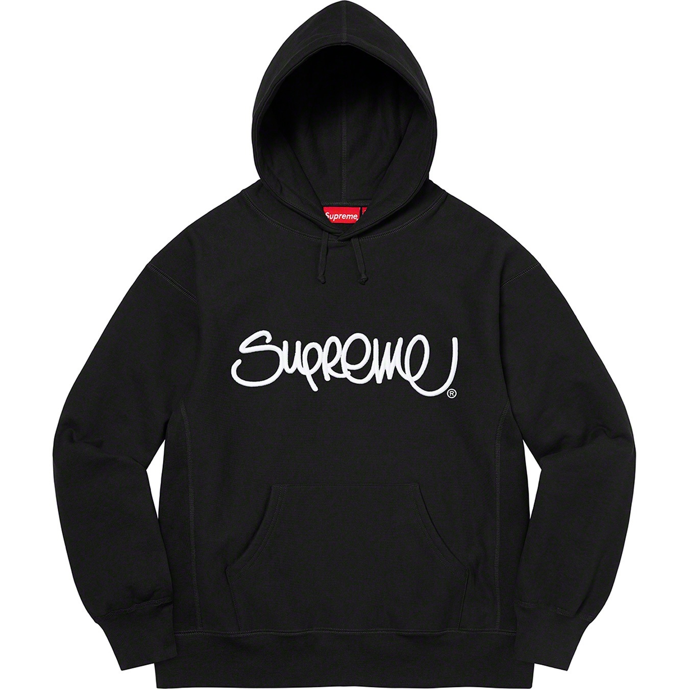 Raised Handstyle Hooded Sweatshirt view 3